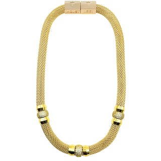Mesh Fancy Necklace Gold