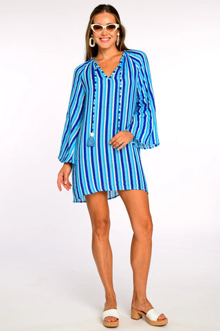 Chelsea Dress - French Blue Stripe