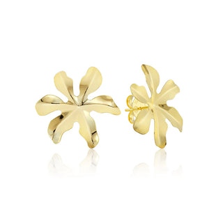 Small Trinity Studs - Shiny Gold