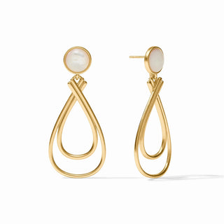 Essex Stone Earring - Mother Of Pearl Gold