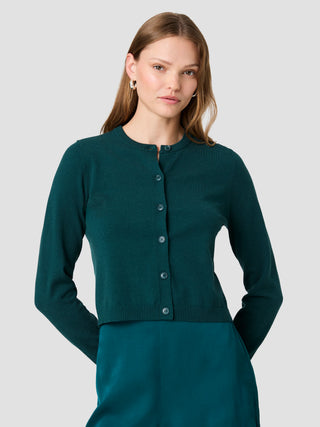 Cosysoft Fitted Cardigan-Deep Teal