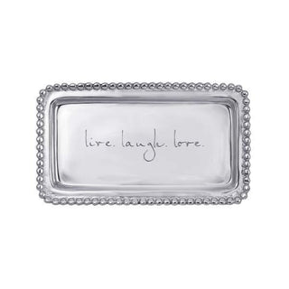 Live.Laugh.Love. Beaded Tray