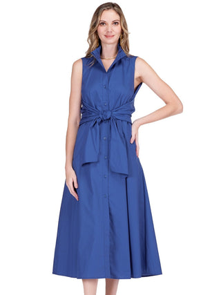 Back Wrap Maxi Dress - Navy