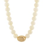 Marble Stone Ball & Accent Necklace