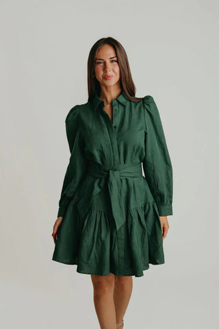 Austin Dress - Hunter Green