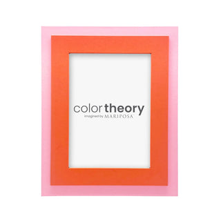 Tiered Tangerine /Pink 5x7 Frame