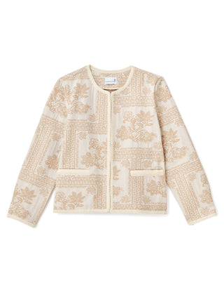 Louisa Jacket - Ivory Patchwork