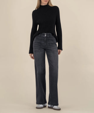 Hera Turtleneck Sweaters - Black