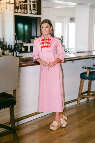 Vintage Pink Bouvier Long Dress