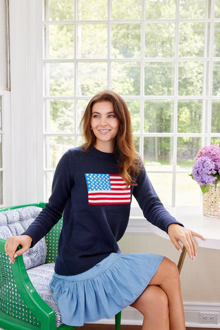 Core Flag Sweater - Navy