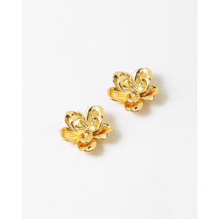 Gold Dipped Flower Studs