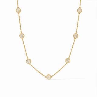 Windsor Delicate Station Necklace - Pave CZ