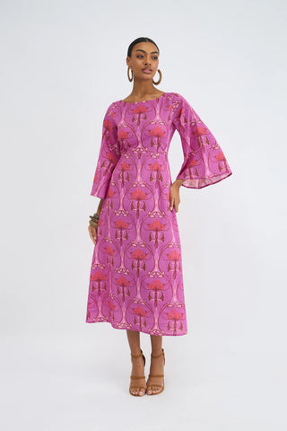 Camelia Dress - Zest Vivid