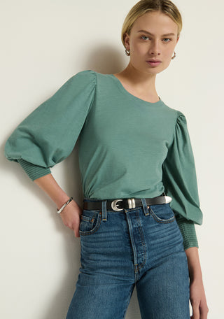 Loren Peasant Tee - Sagebrush