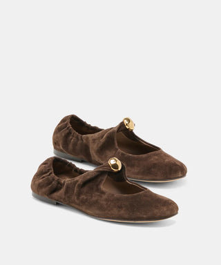 Cornel - Dark Brown Suede