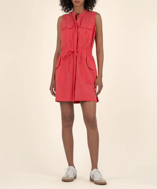 Remi Utility Dress - Poppy