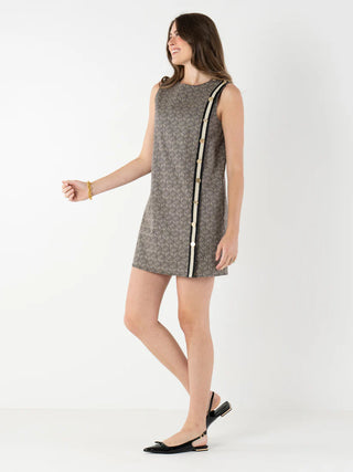 Tory Tunic - Black Tonal Monogram