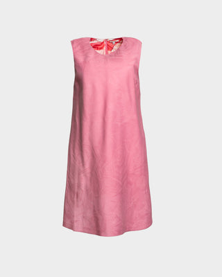 Lilly Shift Dress - Pink Parasol Jacquard