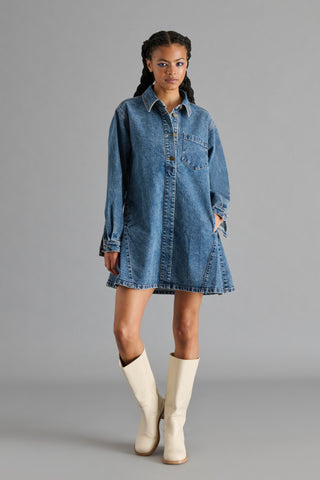 Edith Dress - Dark Navy