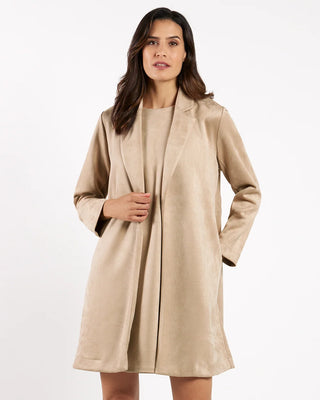 Emma Suede Jacket - Camel