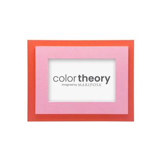 Tiered Tangerine/Pink 4x6 Frame