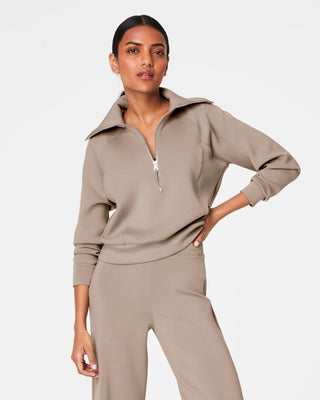 Air Essentials Half Zip- Ashwood