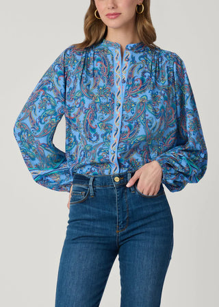 Cameron Top - Blue Multi