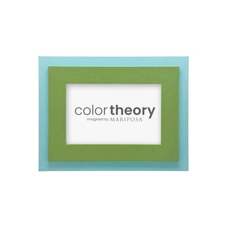 Tiered Sky Blue/Meadow Green 4x6 Frame