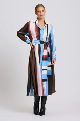 Luxe Luna Shirt Dress - All Sort Print