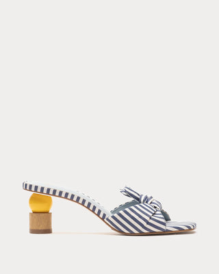 Amanda Heel Stripe - Navy Oyster