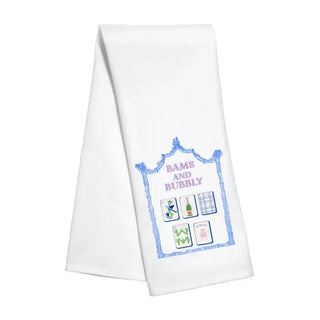 Kitchen Towel - Bams And Bubbly - Mahjong