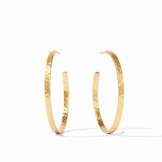 Crescent Hoop Large Gold