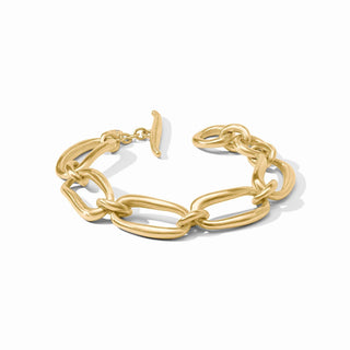 Wave Link Bracelet Gold