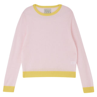 Contrast Crew - Light Yellow/Marshmallow