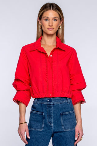 Carter Top - Red Apple