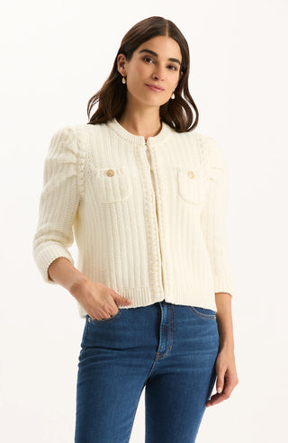 Liza Knit Jacket - Ivory