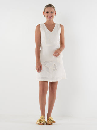 Twiggy Dress - Gardenia White