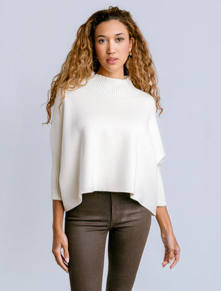 Aja Sweater Top - Off White