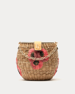 Honeypot Poppy 100% Straw - Red/Natural