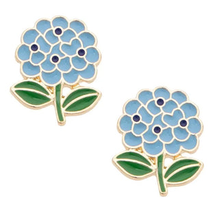 Hydrangea Stud Earrings