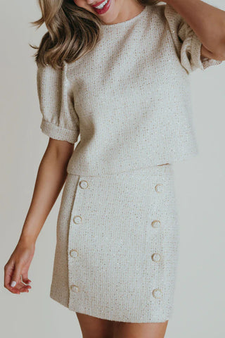 Dana Skirt - Cream