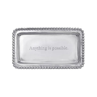 Anything Is Possible Beaded Tray