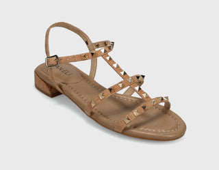 Becky - Natural Cork Gold Studs