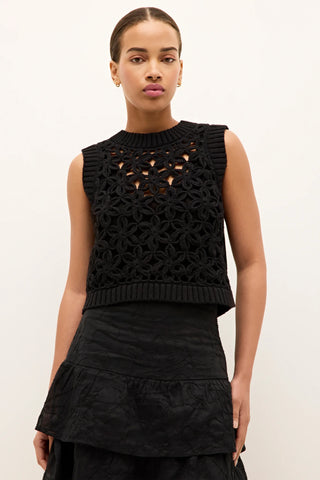 Thea Shell Top - Black