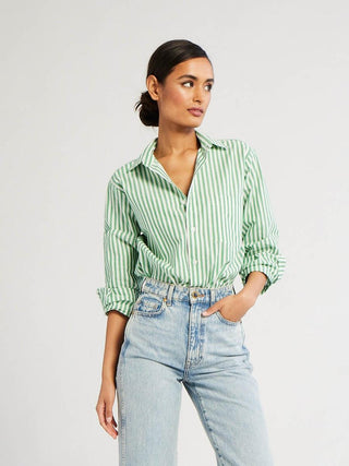 Sofia Top - Kelly Stripe