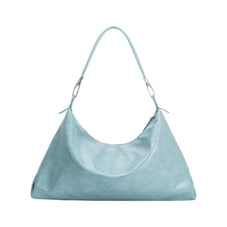 Charlie Recycled Vegan Shoulder Bag - Blue