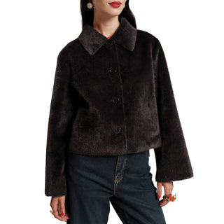 Cosette Jacket Solid Faux Fur