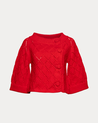 Diamond Cardigan Solid Cotton