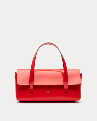 Small Slim Tote Spazzalato Red