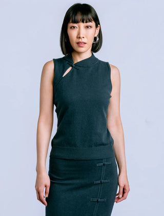 Yang Top - Pagoda Teal